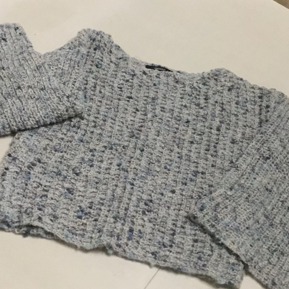 Sweater with bell sleeves